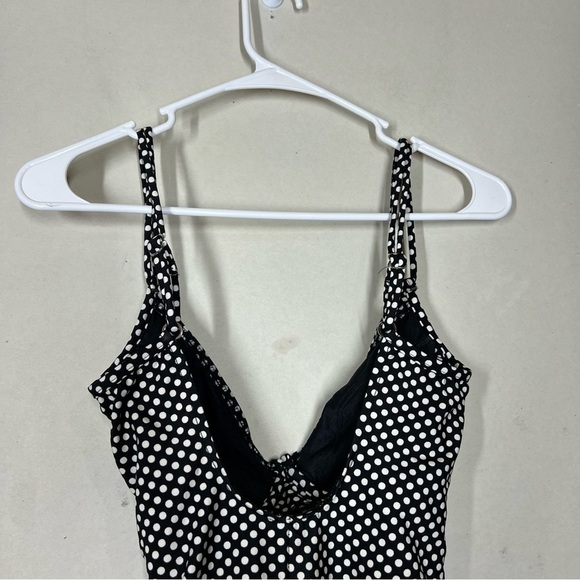 Magicsuit by Miraclesuit Polka Dot One Piece Swimsuit Size 10 - Picture 4 of 10